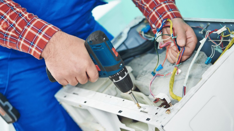 Selendi Mdv Mdv çamaşır makinesi kart tamiri – Su almama arızası orijinal parça ile giderildi. - Teknik servis örneği
